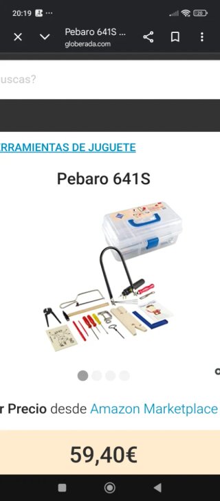 Juego de Marquetería Pebaro con Taladro