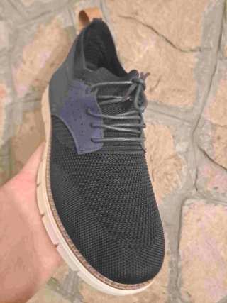 Scarpe mocassino uomo sportive blu relax
