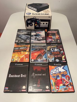 Nintendo GameCube con Juegos y Mando