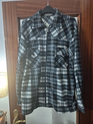 Chaqueta de Polar Cuadros