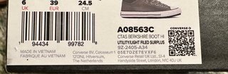 Botas unisex Converse All Star Berkshire impermeab