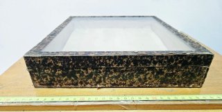 Caja Expositora Antigua con Cristal