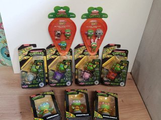 Lote de 9 Figuras Tortugas Ninja