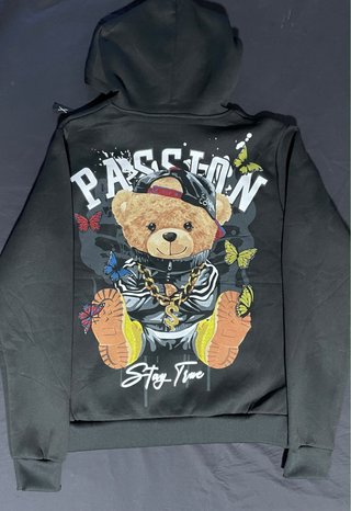 Sudadera X-NAME Verde con Oso
