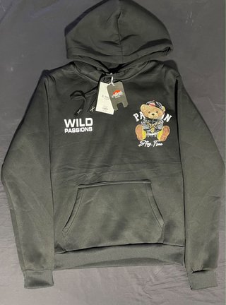 Sudadera X-NAME Verde con Oso