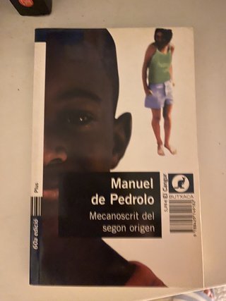 Libro : MECANOSCRIT DEL SEGON ORIGEN.  Buen estado