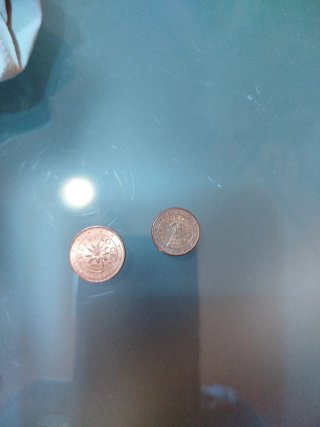 2 Monedas de Austria 1 y 2 ctms