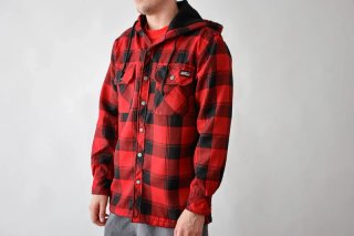 Dickies camisa chaqueta cuadros roja negra hombre