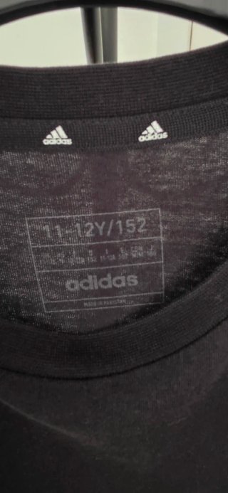 Camiseta Infantil Adidas Negra
