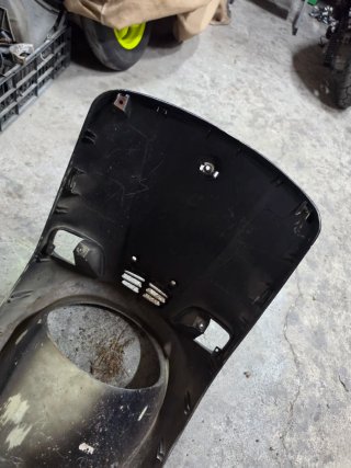 Frontal Piaggio Zip Negro