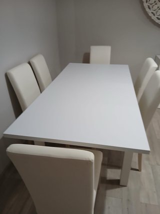 Mesa de Comedor con 6 Sillas