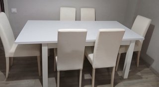 Mesa de Comedor con 6 Sillas