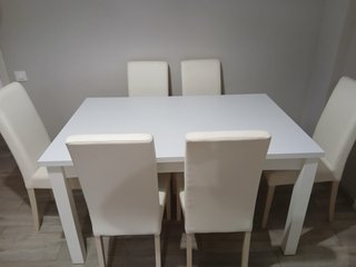 Mesa de Comedor con 6 Sillas