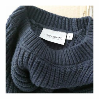 Carhartt jersey de punto azul marino crewneck