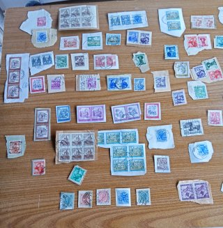 500 Francobolli Austria da lavare
