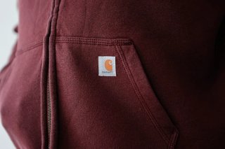 Carhartt sudadera con capucha granate hombre