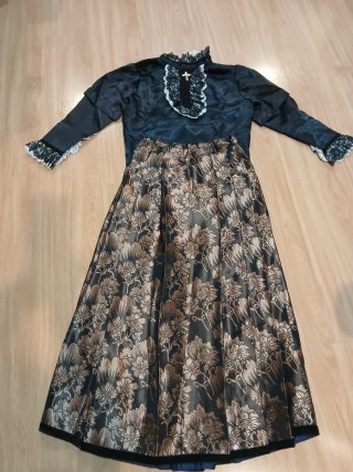 Traje Baturra Negro y Dorado