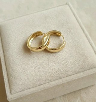 Pendientes de Aro Chapados en Oro 18k