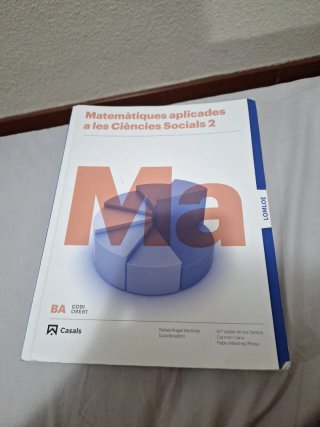 Matemáticas aplicades a les Ciències Socials, 2...