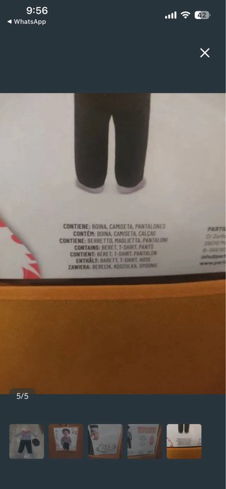 Disfraz Mimo Niño Talla 12-18
