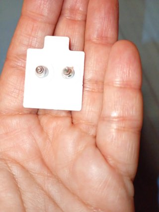 Pendientes de Corazón Plateados