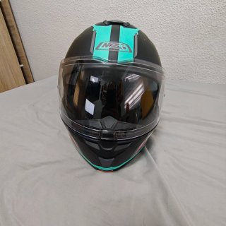 Casco NZI Modular Combi 3 Orbe Antracita Turquesa