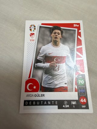 Cromo Topps Arda Güler - Selección Turca