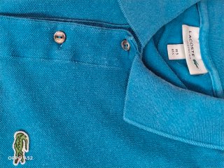 Polo Lacoste Azul Talla L