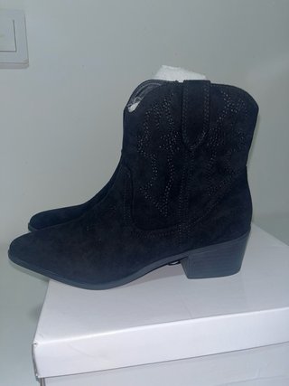 Botines Cowboy Negros