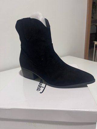 Botines Cowboy Negros
