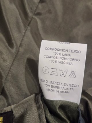 Americana Andemi by Yuste Talla 54 Lana Fría
