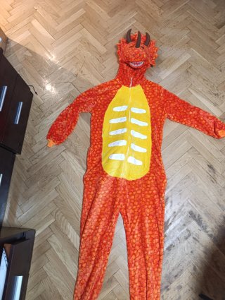 Disfraz Dinosaurio Naranja Talla Única