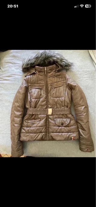 Abrigo Tommy Hilfiger Marrón