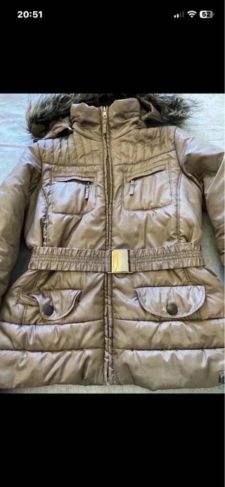 Abrigo Tommy Hilfiger Marrón