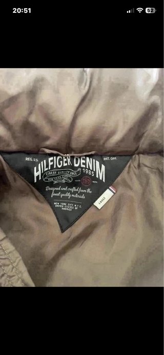 Abrigo Tommy Hilfiger Marrón