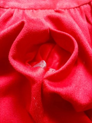 Falda Chanel Roja Midi Talla S
