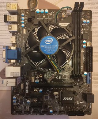 Placa Base MSI H81M-E34 + I5 4460 + Ventilador CPU