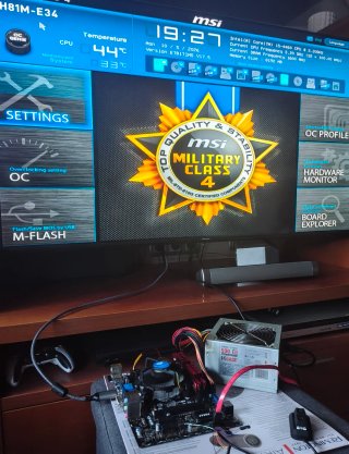 Placa Base MSI H81M-E34 + I5 4460 + Ventilador CPU