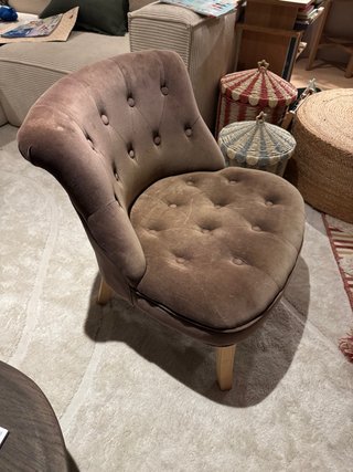 sillón marrón