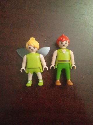 Muñecos Disney Peter Pan y Campanilla