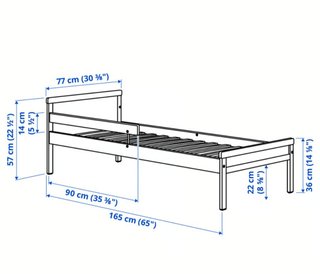 Cama Infantil IKEA SNIGLAR 70x160 cm