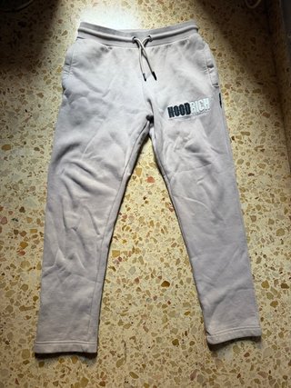 Hoodrich pantalon chandal beige