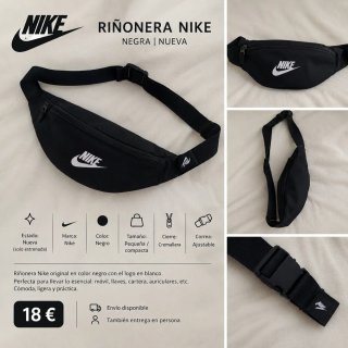 Riñonera Nike Negra Nueva