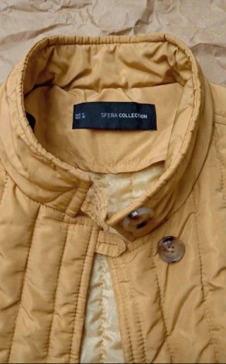 Chaleco Acolchado Amarillo Sfera Talla M