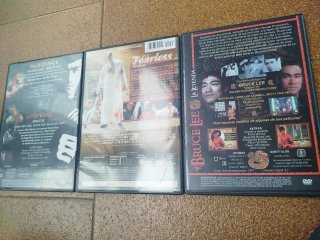 Lote 3 Películas DVD Bruce Lee y Jet Li