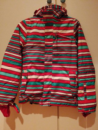 Chaqueta O'Neill Rayas Rosa/Verde/Blanco