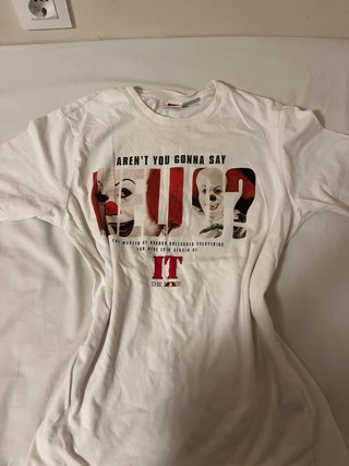 Camiseta IT payaso Pennywise talla XS comoda