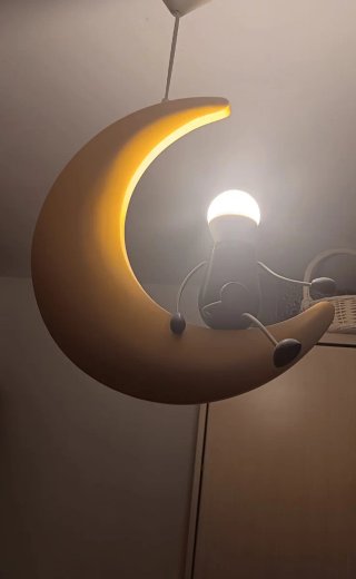 Lámpara Infantil de Techo Luna