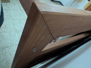 Cabecero y somier 90cm madera