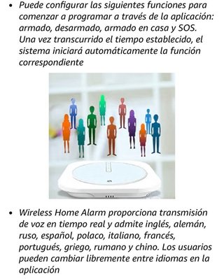 Kit Alarma WiFi Hogar Caravana Garaje 16 Piezas